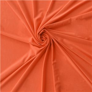 Microfiber Stretch Jersey Fabric Neon Orange 25 yard bolt