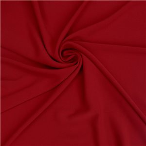 SALE Milan 4 Ply Matte Stretch Crepe Fabric Burgundy, by the yard