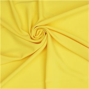 Milan 4 Ply Matte Stretch Crepe Fabric Lemon 25 yard bolt