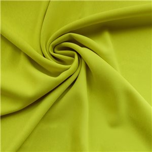 Milan 4 Ply Matte Stretch Crepe Fabric Limeade 25 yard bolt