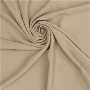 Wholesale Milan 4 Ply Matte Stretch Crepe Fabric Natural 75 yard roll