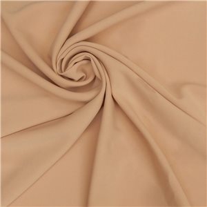 Wholesale Milan 4 Ply Matte Stretch Crepe Fabric Nude 75 yard roll