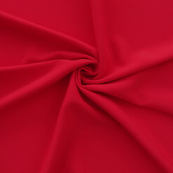 Milan 4 Ply Matte Stretch Crepe Fabric Cherry 25 yard bolt