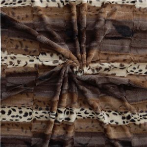 Wholesale Minky Animal Fabric Exotic 60 yard roll