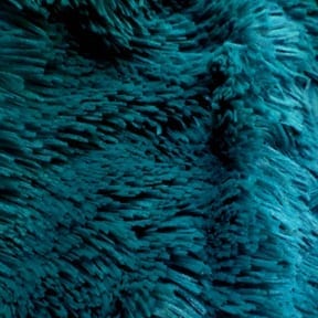 Pelage Long Hair Minky Teal, by the yard
