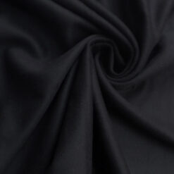 New Zealand Coating Wool Fabric Black, by the yard