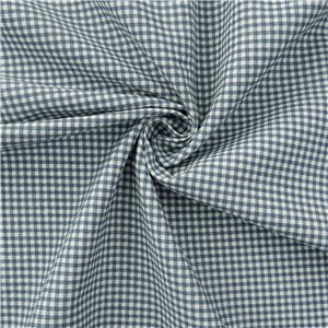 Sale 72" Cotton Twill Check Fabric 5541 Blue-White, by the yard