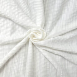 SALE Textured Stretch Knit Fabric 5902 Ivory, by the yard