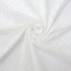 SALE Clipped Sheer Decorating Fabric 5936 Off White, by the yard