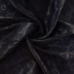 SALE Shimmer Floral Jacquard Fabric 6204 Navy, by the yard