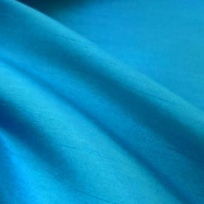 Inherently Fire Retardant Fabric Shantung Turquoise 75 yard roll