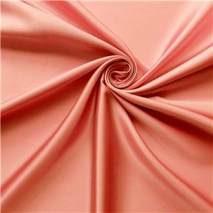 Wholesale Stretch Charmeuse Fabric Coral 35 yard roll