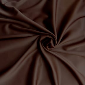 Devine Stretch Peau De Soie Fabric Brown 25 yard bolt