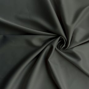 Devine Stretch Peau De Soie Fabric Charcoal 25 yard bolt