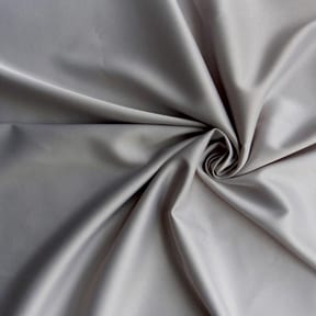 Devine Stretch Peau De Soie Fabric Platinum 25 yard bolt
