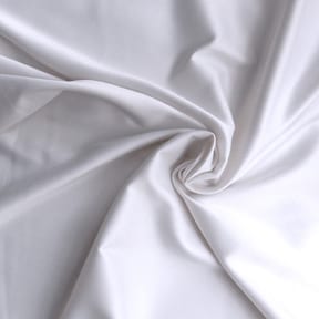 Devine Stretch Peau De Soie Fabric White 25 yard bolt