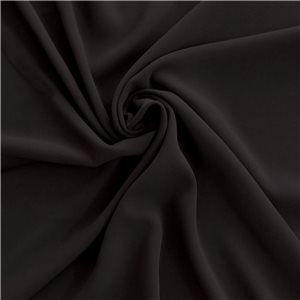 Clichy Triacetate Stretch Crepe Fabric Charcoal 25 yard bolt
