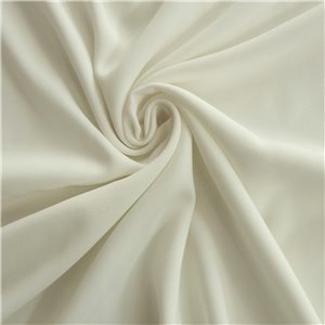 Clichy Triacetate Stretch Crepe Fabric Ivory 25 yard bolt