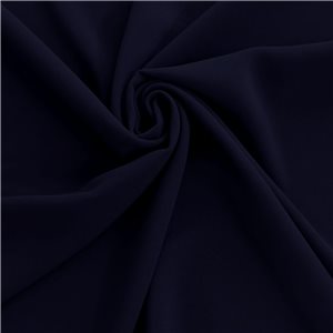 Clichy Triacetate Stretch Crepe Fabric Navy 25 yard bolt