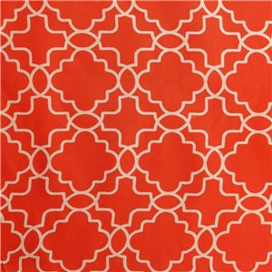 Sunrise Water Resistant Canvas Fabric Tile Red 50 Yard Roll