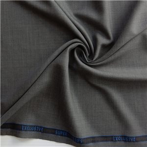 Super 120s Worsted Wool Fabric Dove Heather, by the yard
