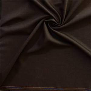 Super 120s Worsted Wool Fabric Brown Heather, by the yard