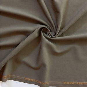 Super 120s Worsted Wool Fabric Heather Taupe, by the yard