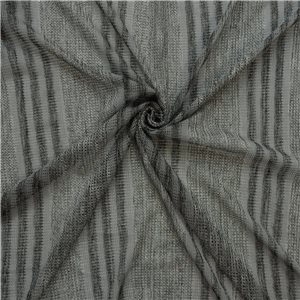 SALE Hacci Stripe Sweater Knit Fabric 46 Gray, by the yard