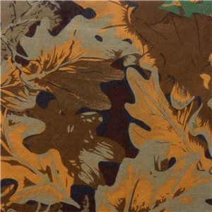 Wholesale Sweatshirt Fleece Fabric Woodland Leaf 20 yard bolt