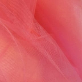 54" Tulle Fabric U.S.A. Coral 50 Yard Bolt