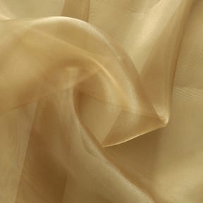 Twinkle Twinkle Organza Fabric Burnished Gold 25 yard bolt