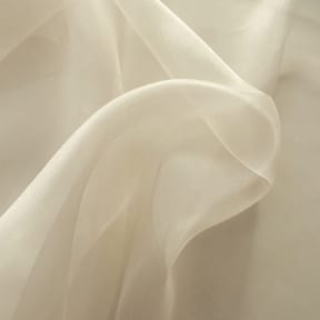 Twinkle Twinkle Organza Fabric Champagne 25 yard bolt