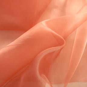Twinkle Twinkle Organza Fabric Coral 25 yard bolt