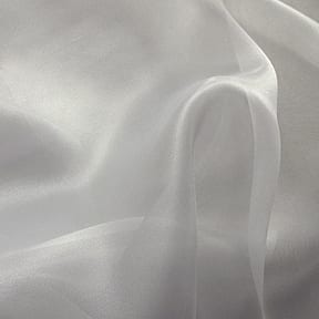 Twinkle Twinkle Organza Fabric Silver 25 yard bolt