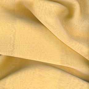 Waterfall Two Tone Chiffon Fabric Yellow/White 25 yard bolt