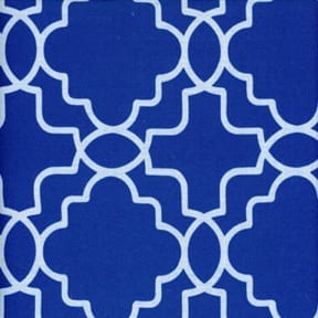 Sunrise Water Resistant Canvas Fabric Tile Royal 50 Yard Roll