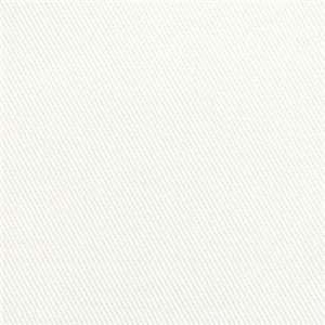 Wholesale Water & Stain Repellant Bull Denim Fabric PFD White 25 yard bolt