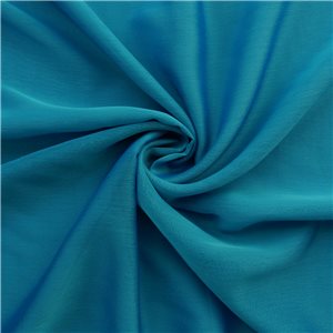 Waterfall Two Tone Chiffon Fabric Aqua/Blue 25 yard bolt