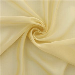 Waterfall Two Tone Chiffon Fabric Champagne/Ivory 25 yard bolt