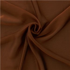 Waterfall Two Tone Chiffon Fabric Copper/Brown 25 yard bolt