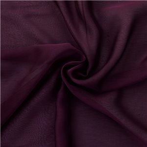 Waterfall Two Tone Chiffon Fabric Grape/Berry 25 yard bolt