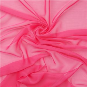 Waterfall Two Tone Chiffon Fabric Hot Pink/Hot Pink 25 yard bolt