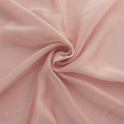 Waterfall Two Tone Chiffon Fabric Rose/White 25 yard bolt