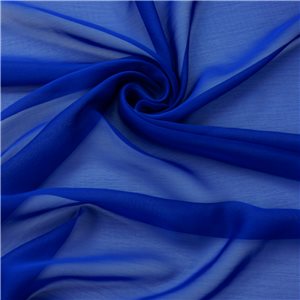 Waterfall Two Tone Chiffon Fabric Royal Blue/Blue 25 yard bolt