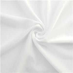 Waterfall Two Tone Chiffon Fabric White/White 25 yard bolt