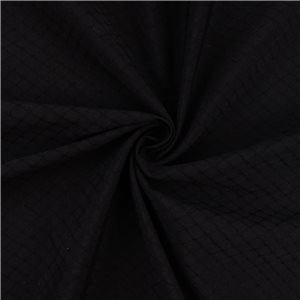 110" Decorating Jacquard Fabric Lattice Black 25 yard roll