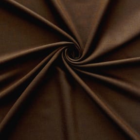 Italian Super 100s Wool Flannel Fabric Sierra Brown, by the yard