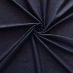 Italian Super 100s Wool Flannel Fabric Storm Blue, by the yard