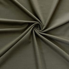 Italian Super 100s Wool Flannel Fabric Taupe Gray, by the yard