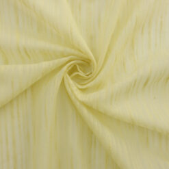 8.25 Yards Sheer Chenille Texture Stripe Fabric XS646 Citron